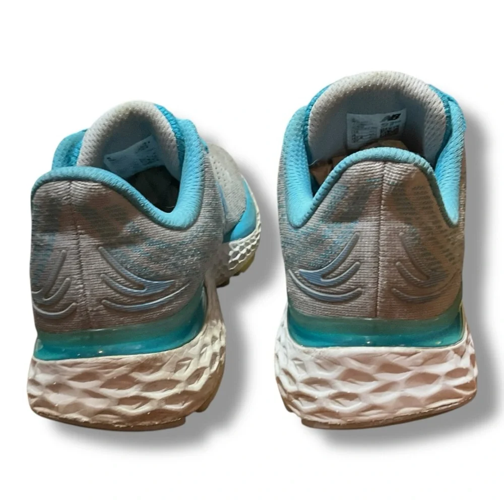 New Balance Fresh Foam Running Shoes Women’s Size 10 Gray Blue Athletic Sneakers